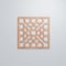 Ekena Millwork Large Harlingen Decorative Fretwork Wood Wall Panels, Cherry, 23 3/8"W x 23 3/8"H x 3/8"T WALW24X24X0375GLNCH - alternate 3
